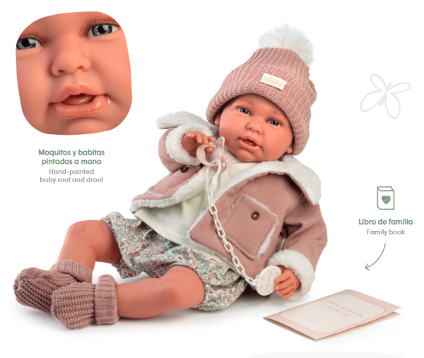 Mein erstes Reborn-Püppchen Daniela mit Jacke 81399