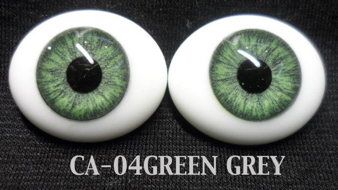 22 mm Glasaugen  Gr grün Reborn 
