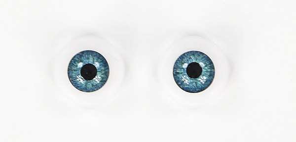 Acryl Eyes 18mm blau-grün