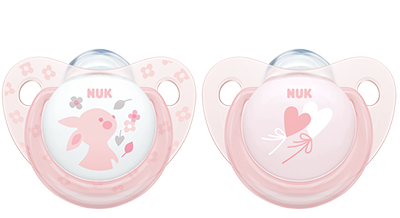 NUK Baby Rose Trendline Schnuller (2 Stück)