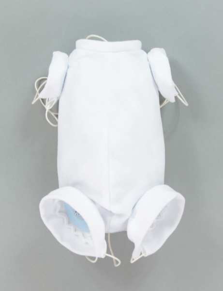 Flanellkörper für Vollvinyl-Puppen mit Gelenken