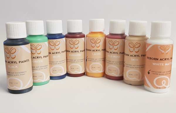 Puppen-Traumland® Reborn Acryl Paints Petit Ensemble