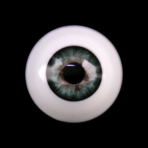 24mm Acryl Augäpfel Blaue Iris Augen für Reborn Babymädchen Puppe DIY