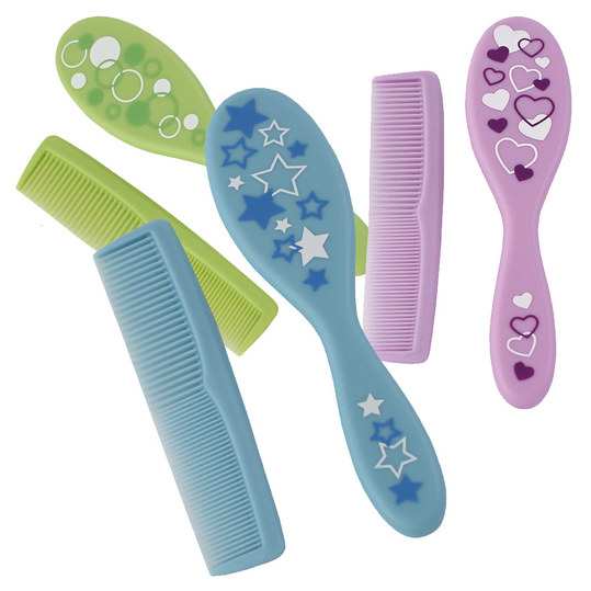 Comb with brush set