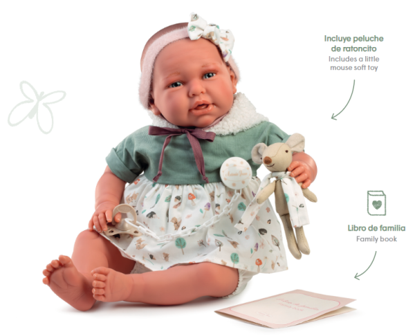Mein erstes Reborn-Püppchen Daniela mit Stofftier 81393