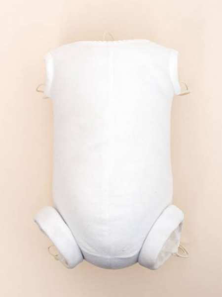 Flanellkörper für Vollvinyl-Puppen mit Gelenken