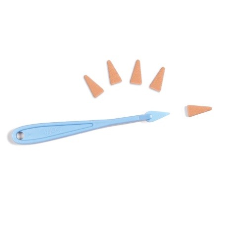 Steckschwämme mit Mal-Messer, spitz