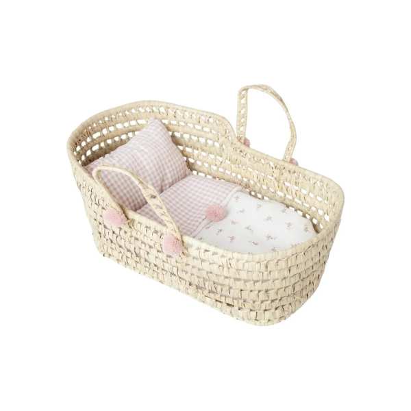 Großer Korb für Puppen bis zu 42 cm